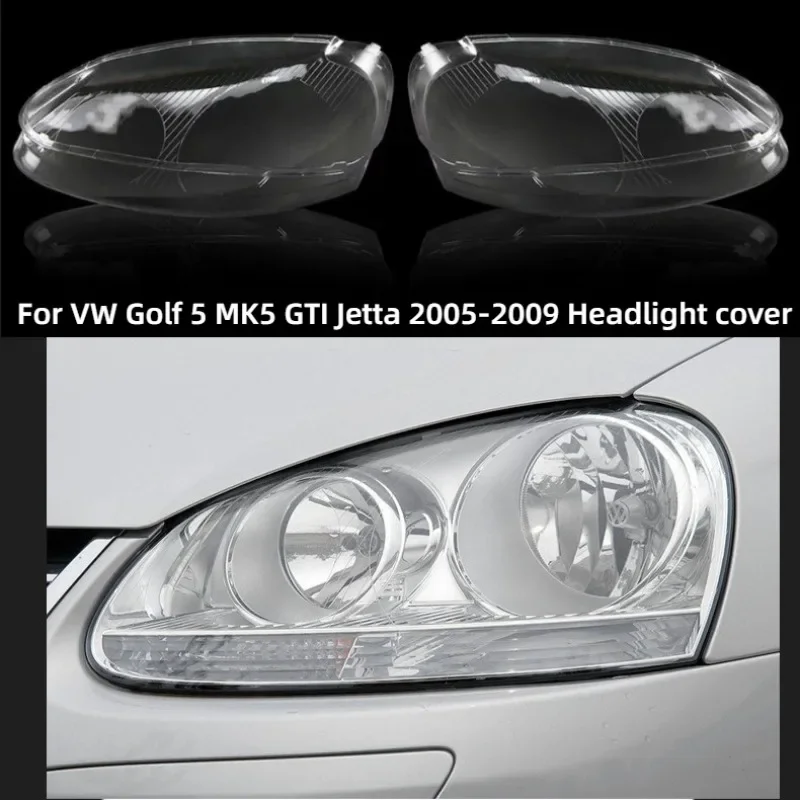 Pair Head Lights Cover for VW Golf 5 MK5 GTI Jetta 2005-2009 Transparent Housing Front Headlight Lens Shell Lampcove Auto parts
Pair Head Lights Cover for VW Golf 5 MK5 GTI Jetta 2005-2009 Transparent Housing Front Headlight Lens Shell Lampcove Auto parts