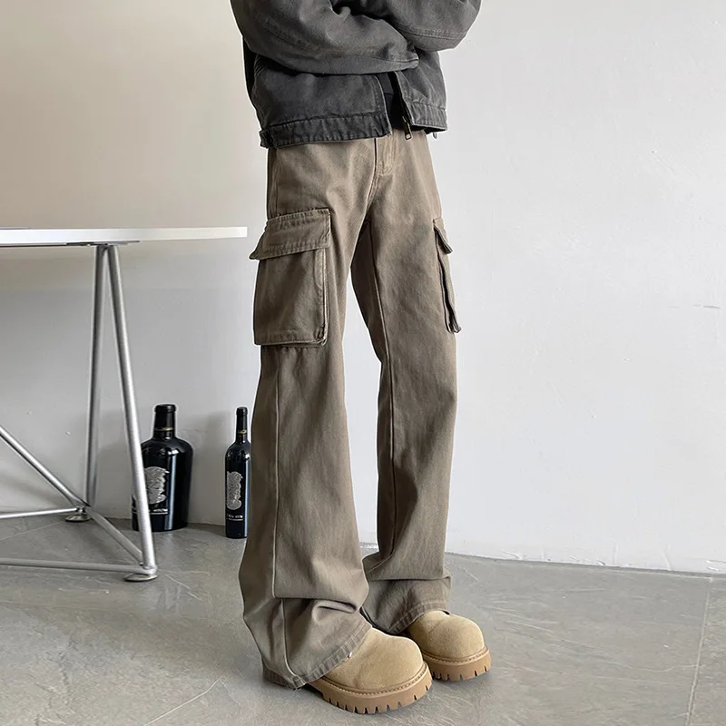 Мужские брюки, одежда, весна-осень, новая мода, мужские черные, коричневые, однотонные, простые, базовые, повседневные, модные, свободные, расклешенные брюки-карго
Мужские брюки, одежда, весна-осень, новая мода, мужские черные, коричневые, однотонные, простые, базовые, повседневные, модные, свободные, расклешенные брюки-карго
