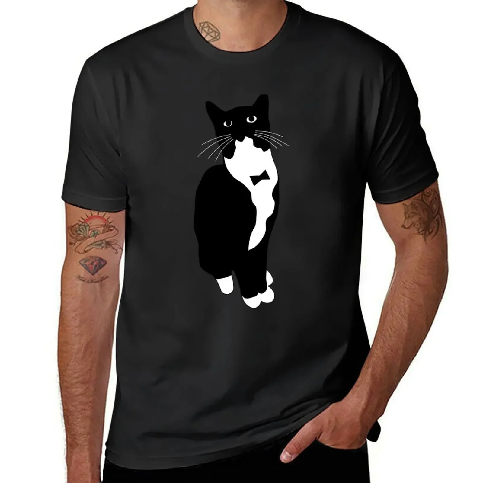 Tuxedo Cat Meme T-Shirt shirts graphic tee designer shirts Short sleeve tee mens cotton t shirts
Tuxedo Cat Meme T-Shirt shirts graphic tee designer shirts Short sleeve tee mens cotton t shirts