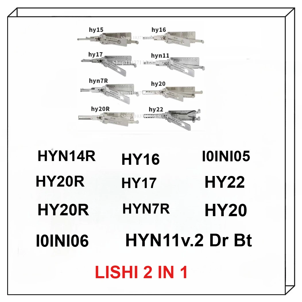 1PCS LISHI 2IN1 HY22 FOR Hyundai for KIA HY15 HY16 HY17 HY20 HY20R HY30R PICK TOOL Lock Picking Ganzua Key Decoder Lockpicking
1PCS LISHI 2IN1 HY22 FOR Hyundai for KIA HY15 HY16 HY17 HY20 HY20R HY30R PICK TOOL Lock Picking Ganzua Key Decoder Lockpicking