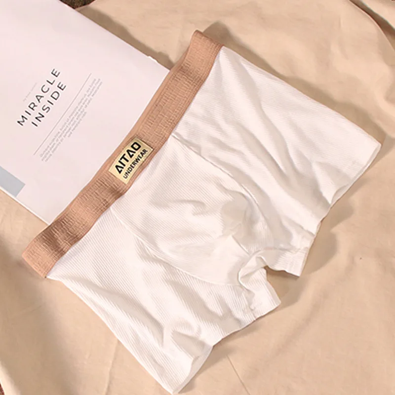 New trendy men's underwear solid color simple boys boxer shorts youth breathable men's boxer shorts wholesale
New trendy men's underwear solid color simple boys boxer shorts youth breathable men's boxer shorts wholesale