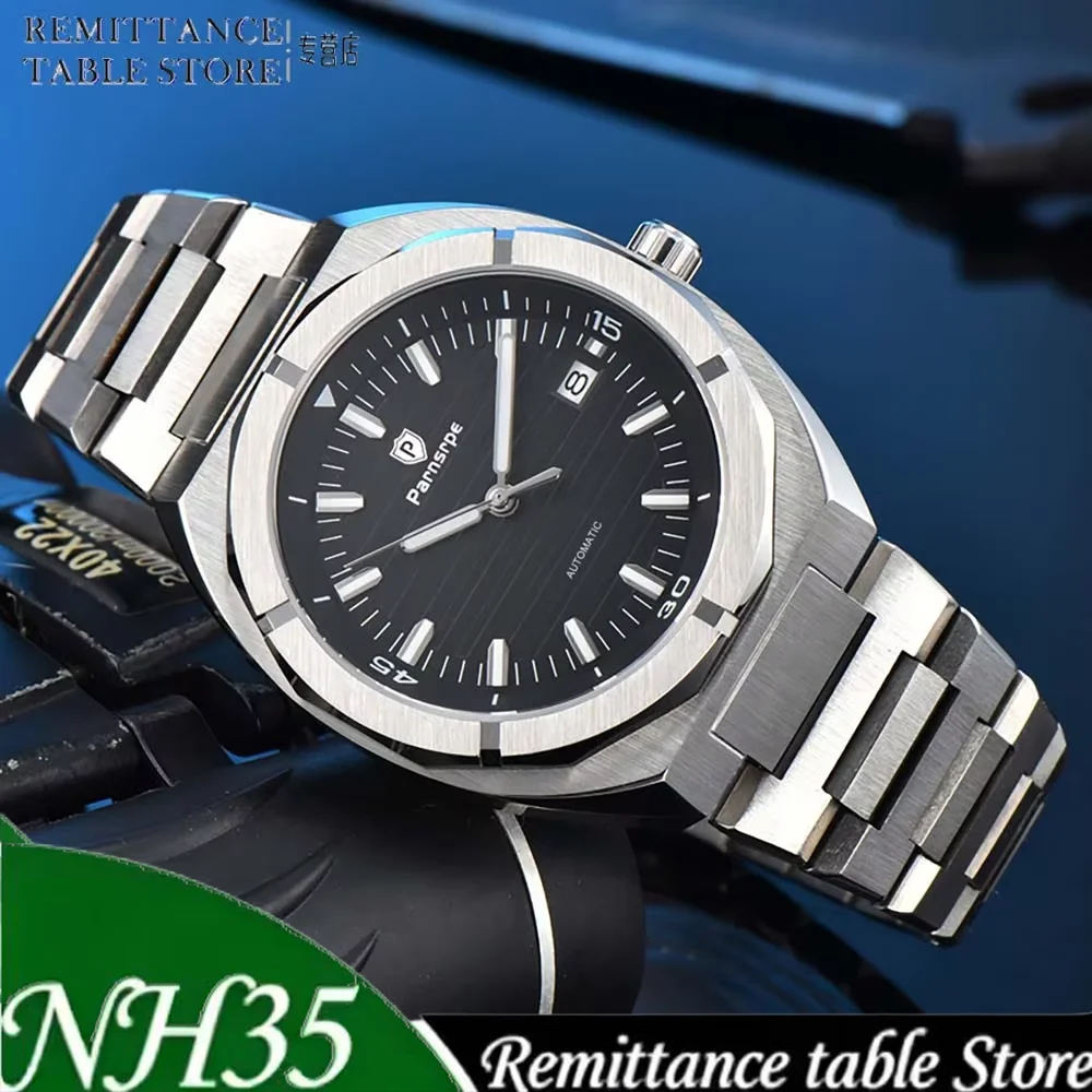 2026 New Parnsrpe NH35 Automatic Watch for Men Luxury Mechanical Sapphire Crystal Octagonal Black Dial Date Waterproof Business
2026 New Parnsrpe NH35 Automatic Watch for Men Luxury Mechanical Sapphire Crystal Octagonal Black Dial Date Waterproof Business