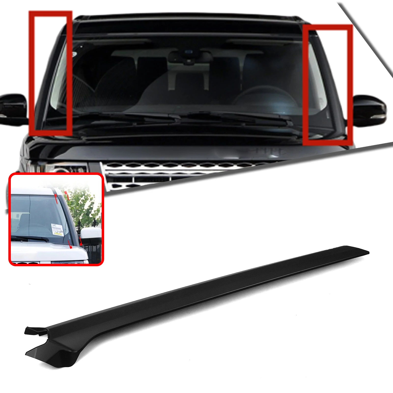 Front Exterior Window A Pillar Cover Trim Windshield Molding Strip For Land Rover Discovery 3 2005-2009 Discovery 4 2010-2016
Front Exterior Window A Pillar Cover Trim Windshield Molding Strip For Land Rover Discovery 3 2005-2009 Discovery 4 2010-2016