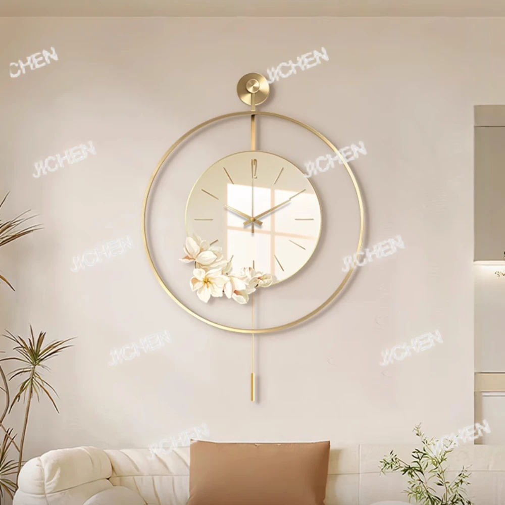 Nordic Wall Clocks Living Room Modern Luxury Style Wall Clocks Metal Quiet Reloj De Cocina De Pared Home Accessories
Nordic Wall Clocks Living Room Modern Luxury Style Wall Clocks Metal Quiet Reloj De Cocina De Pared Home Accessories