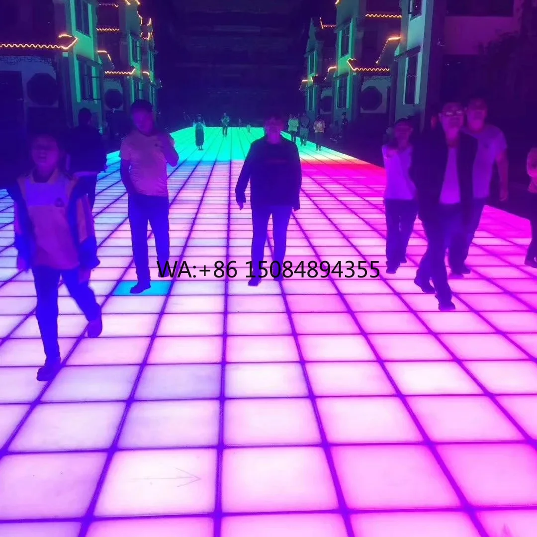 Waterproof LED Sensitive Interactive Full Color Dance Floor Tile
Waterproof LED Sensitive Interactive Full Color Dance Floor Tile