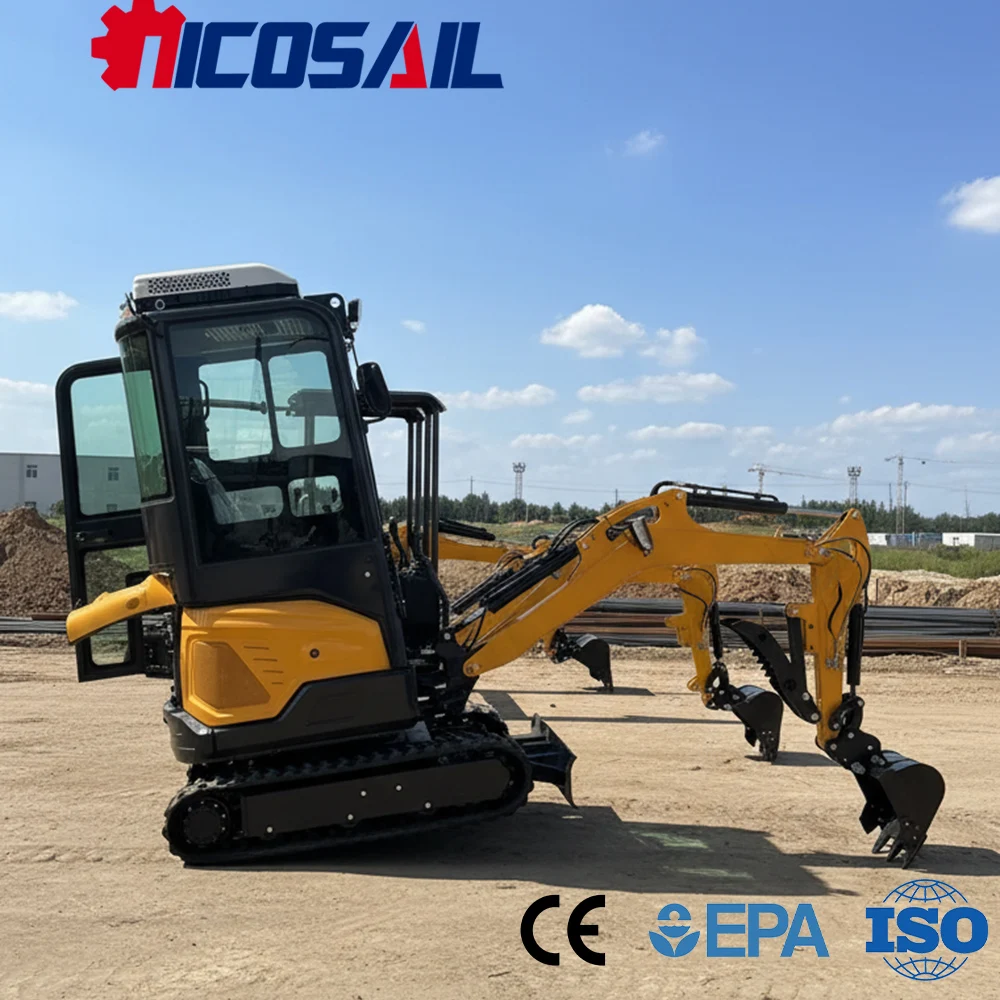 Custom Mini 1.8 Ton Excavator Euro 5 Engine CE Certified Compact Hydraulic Digger for Construction and Farm
Custom Mini 1.8 Ton Excavator Euro 5 Engine CE Certified Compact Hydraulic Digger for Construction and Farm