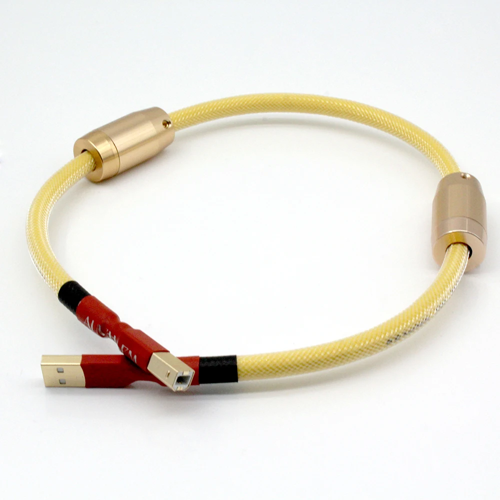 High-qualit USB 2.0 data 3D Print cable for amplifier DAC decoder line 4N OFC Printer USB wire With Magnetic Ring usb A to USB B
High-qualit USB 2.0 data 3D Print cable for amplifier DAC decoder line 4N OFC Printer USB wire With Magnetic Ring usb A to USB B