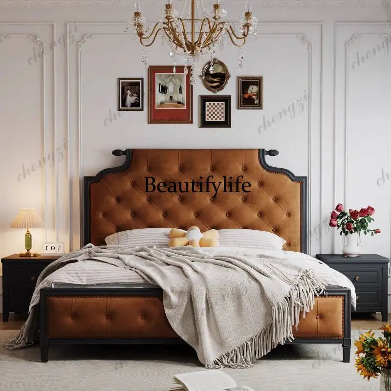 Brown Decoration Double Bed Australia European Floating Storage Double Bed Luxury Style Frame Cama De Casal Furniture For Home
Brown Decoration Double Bed Australia European Floating Storage Double Bed Luxury Style Frame Cama De Casal Furniture For Home