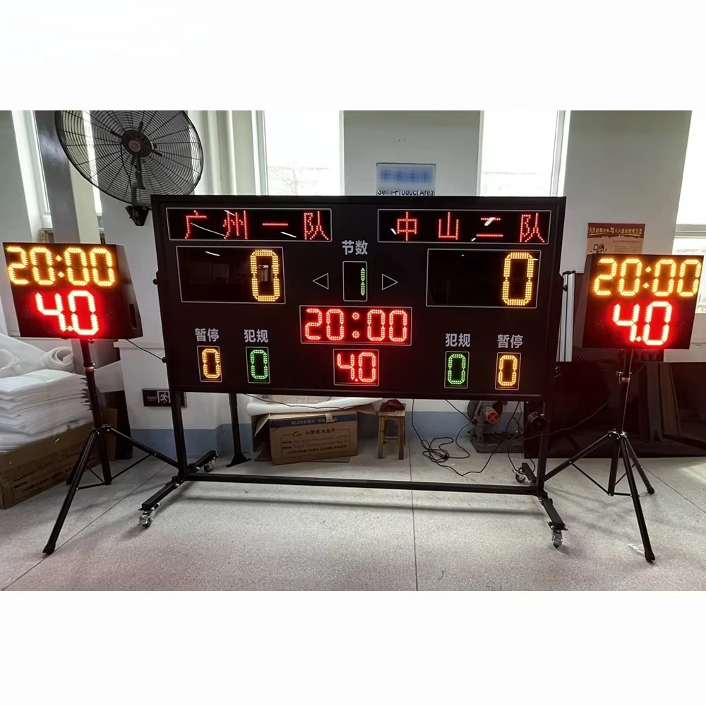 Basketball Tennis Football Badminton LED Sports Scoreboard Custom Indoor or Outdoor Electronic Scoreboard
Basketball Tennis Football Badminton LED Sports Scoreboard Custom Indoor or Outdoor Electronic Scoreboard