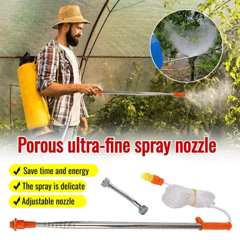 Agricultural nozzle accessories Spray gun rod tube extension stainless steel spray rod
Agricultural nozzle accessories Spray gun rod tube extension stainless steel spray rod
