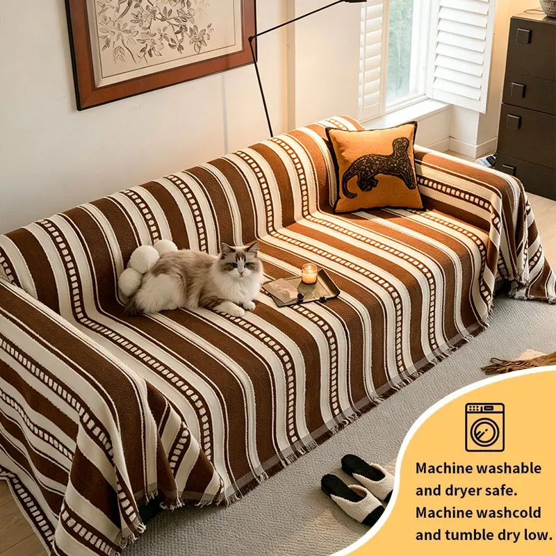 1PC-Bohemian striped sofa towel, pet friendly scratch and dust resistant sofa cover, perfect for eclectic and rustic spaces
1PC-Bohemian striped sofa towel, pet friendly scratch and dust resistant sofa cover, perfect for eclectic and rustic spaces