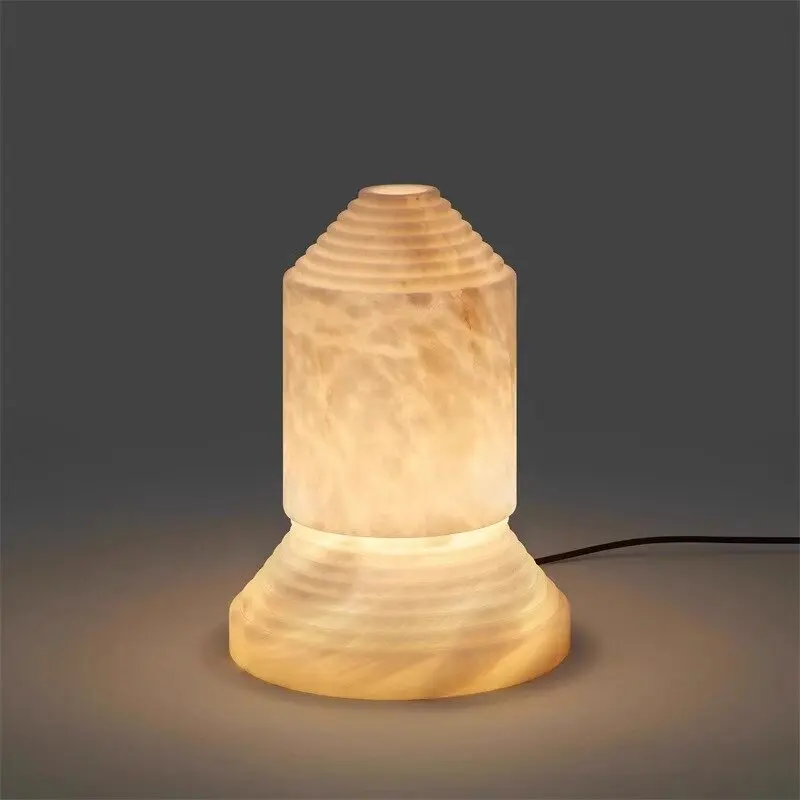 New Bullet-shaped Table Lamp Spanish Alabaster Table Lamp Bedroom Study Hotel Sales Office Bedside Reading Decorative Lights
New Bullet-shaped Table Lamp Spanish Alabaster Table Lamp Bedroom Study Hotel Sales Office Bedside Reading Decorative Lights