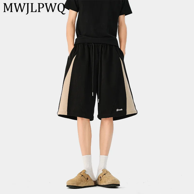 MWJLPWQ American Retro Color-Blocked Men's Summer Thin Cool Breathable Shorts Chic Loose Outdoor Casual Sports Pants 15845
MWJLPWQ American Retro Color-Blocked Men's Summer Thin Cool Breathable Shorts Chic Loose Outdoor Casual Sports Pants 15845
