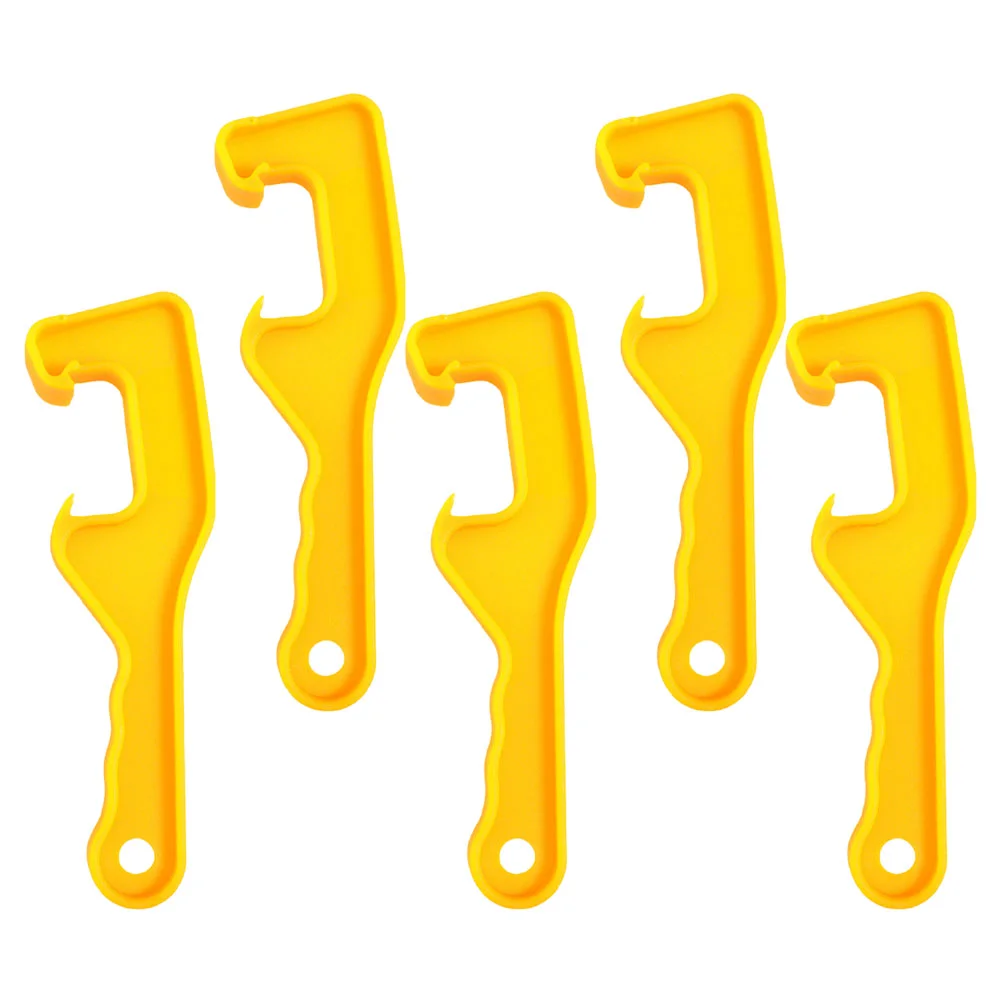 5pcs Paint Bucket Opener Wrench Lid Bottle Cap Carboy Plastic Adaptive Equipment Openers Pail Remover Tool Can Opener Bottle
5pcs Paint Bucket Opener Wrench Lid Bottle Cap Carboy Plastic Adaptive Equipment Openers Pail Remover Tool Can Opener Bottle