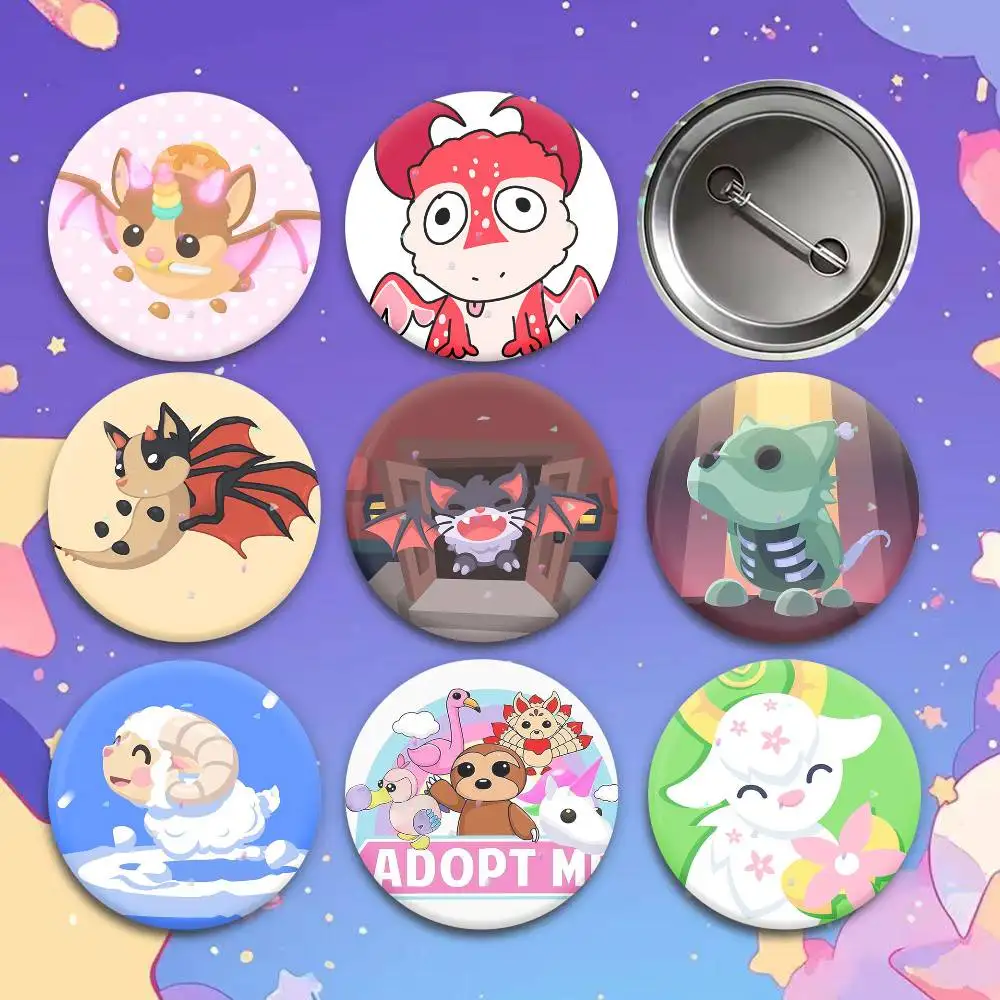 Video Game A-Adopt Me Button Pins Backpack Clothing Decor Brooch Badge Jewelry Gifts for Kids
Video Game A-Adopt Me Button Pins Backpack Clothing Decor Brooch Badge Jewelry Gifts for Kids