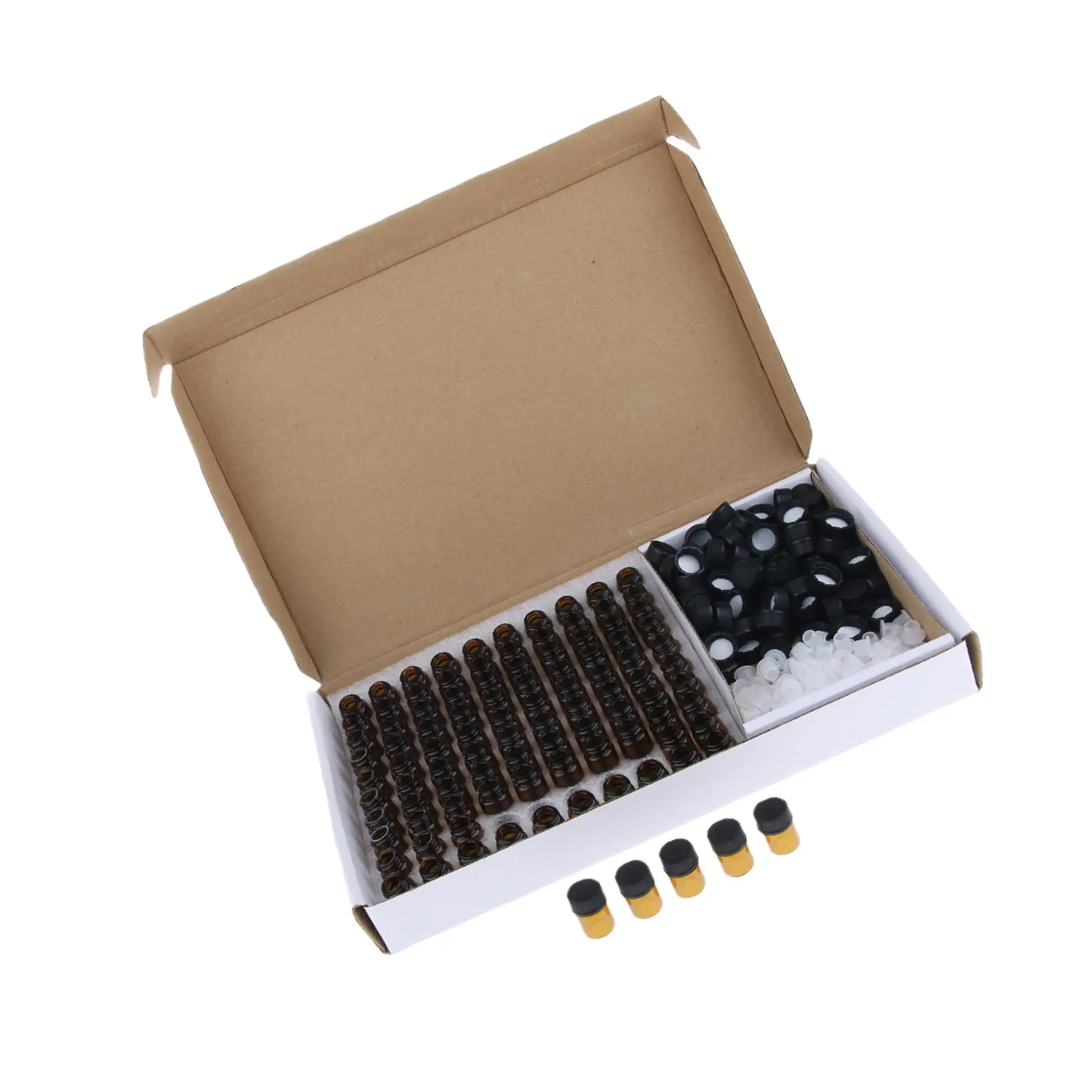 Пустые бутылки с эфирным маслом янтарного цвета, герметичные для косметической жидкости, пробка 1 мл
Пустые бутылки с эфирным маслом янтарного цвета, герметичные для косметической жидкости, пробка 1 мл