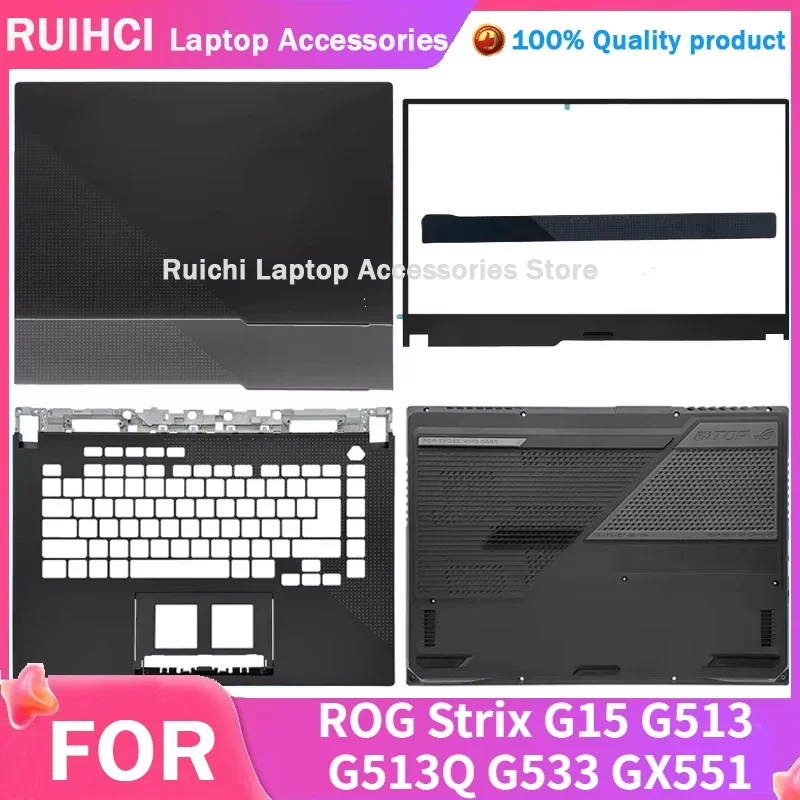 New Laptop LCD Back Cover Palmrest Bottom Case Hinges Case 15.6 Inch For ASUS ROG Strix G15 G513 G513Q G533 GX551
New Laptop LCD Back Cover Palmrest Bottom Case Hinges Case 15.6 Inch For ASUS ROG Strix G15 G513 G513Q G533 GX551