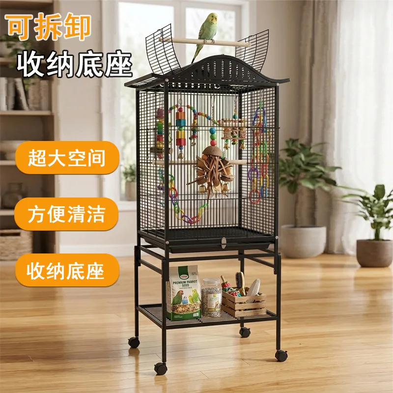 Large Luxury Villa Style Multi Function Breeding Cage for Parrots and Birds with Ample Space Iron Metal Bird Cage for for
Large Luxury Villa Style Multi Function Breeding Cage for Parrots and Birds with Ample Space Iron Metal Bird Cage for for