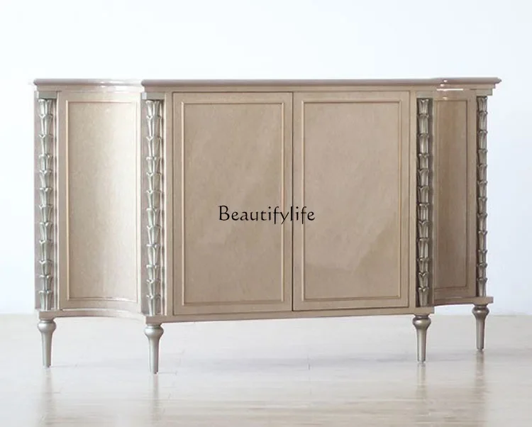 yj19 American solid wood porch cabinet neoclassical side cabinet European foyer engraved
yj19 American solid wood porch cabinet neoclassical side cabinet European foyer engraved