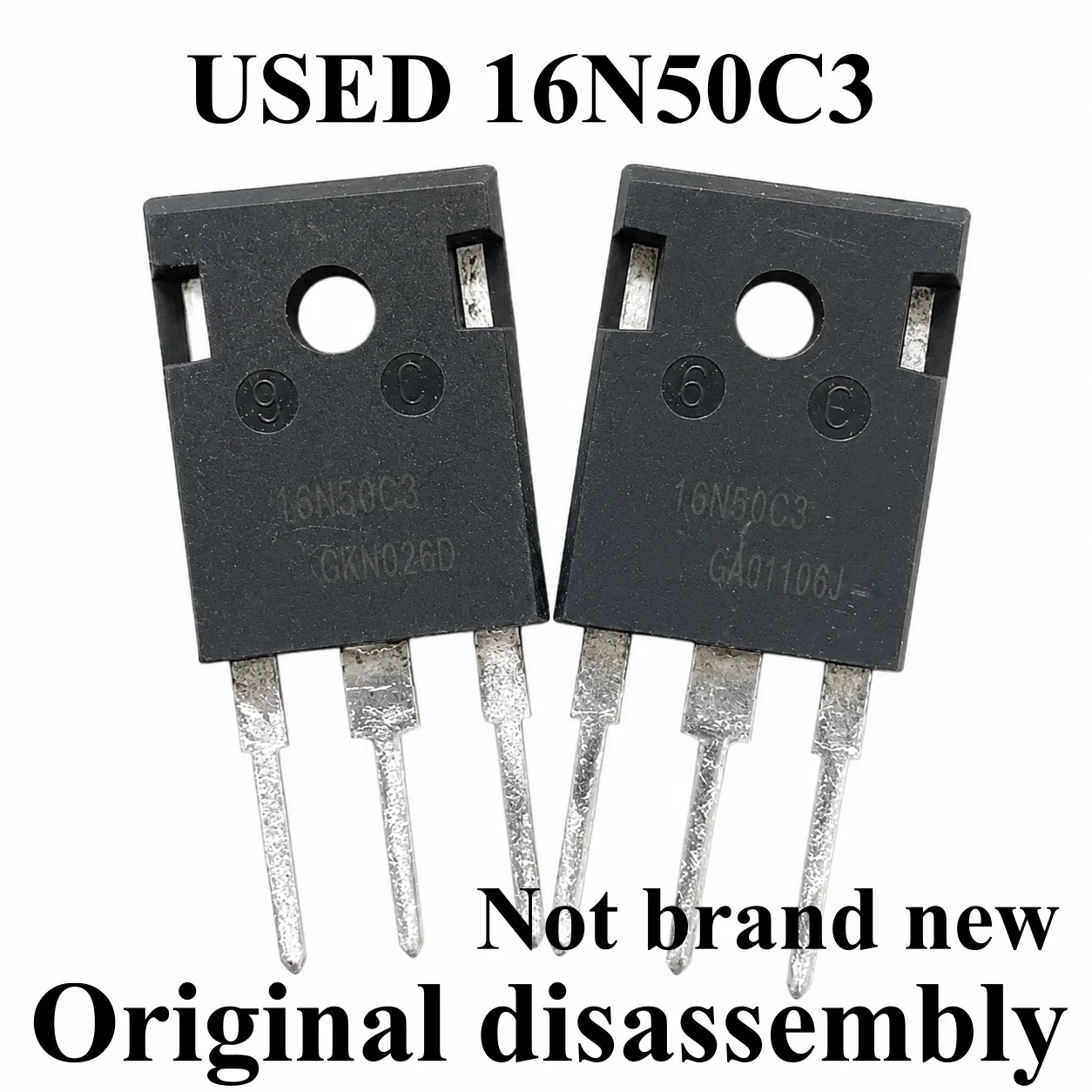 5-10pcs 100% Original disassembly used Transistor SPW16N50C3 16N50C3 500V/16A TO-247
5-10pcs 100% Original disassembly used Transistor SPW16N50C3 16N50C3 500V/16A TO-247