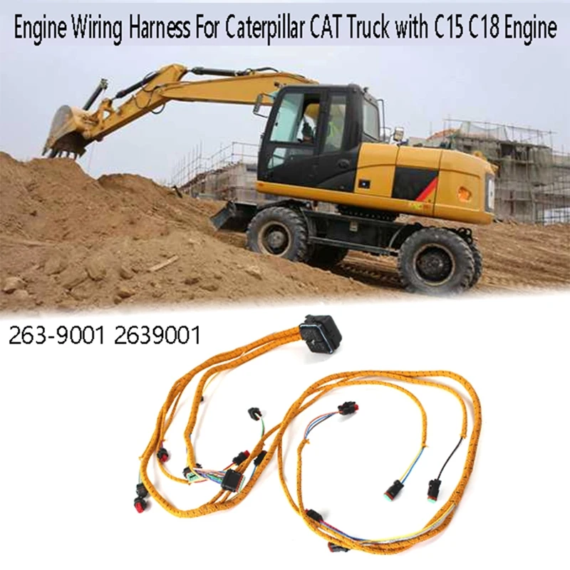 Жгут проводов двигателя экскаватора 263-9001 2639001 для грузовика Caterpillar CAT с аксессуарами для двигателя C15 C18
Жгут проводов двигателя экскаватора 263-9001 2639001 для грузовика Caterpillar CAT с аксессуарами для двигателя C15 C18