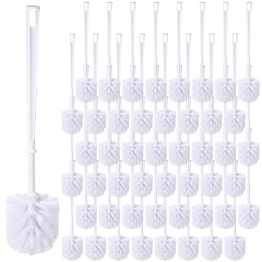 Pcs White Toilet Brush, Bathroom Toilet Bowl Brush, Soft Bristle Long Handle Plastic Toilet Scrubber for Bathroom
Pcs White Toilet Brush, Bathroom Toilet Bowl Brush, Soft Bristle Long Handle Plastic Toilet Scrubber for Bathroom