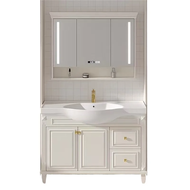 American bathroom cabinet big belly ceramic basin narrow side washbasin new Chinese suspended concealed mirror cabinet
American bathroom cabinet big belly ceramic basin narrow side washbasin new Chinese suspended concealed mirror cabinet