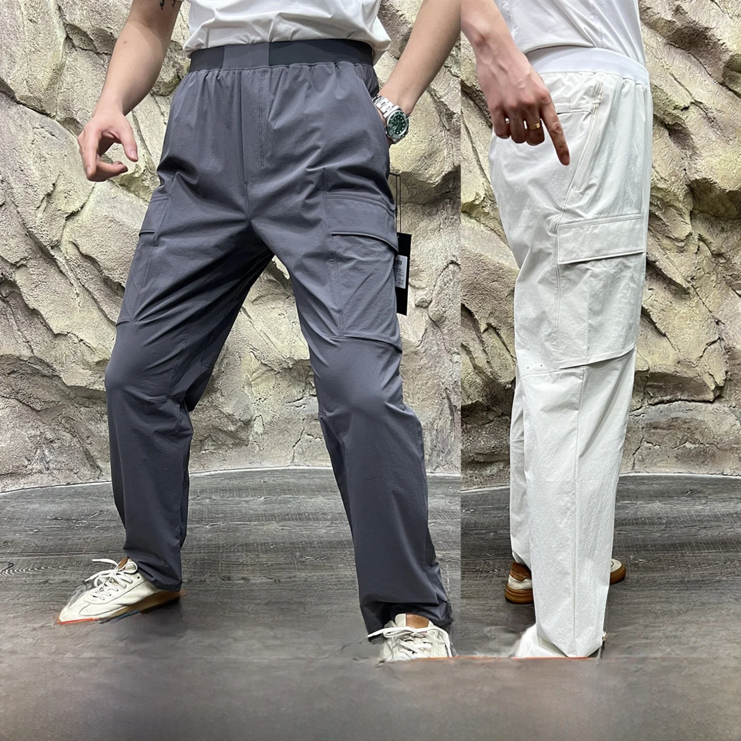 Мужские повседневные брюки серии L для улицы Qui Dry, эластичные, мягкие, с лазерной перфорацией, осенние прямые брюки с деталями
Мужские повседневные брюки серии L для улицы Qui Dry, эластичные, мягкие, с лазерной перфорацией, осенние прямые брюки с деталями