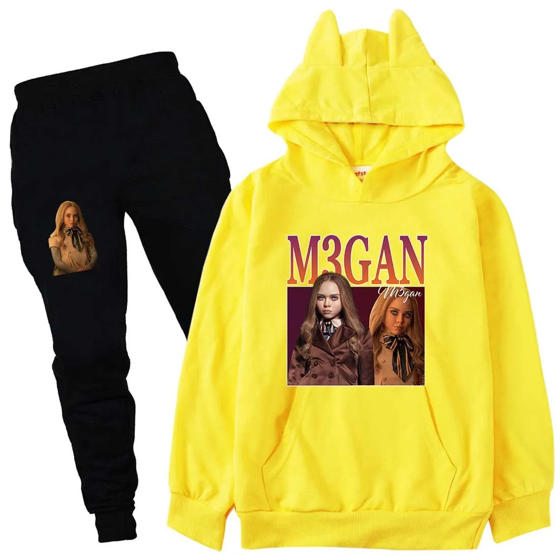 Fashion M3GAN DANCE Costume Kids Boutique Clothes Baby Girls Leisure Sweaters Pants Set Children's Sets Boys Students Sportswear
Fashion M3GAN DANCE Costume Kids Boutique Clothes Baby Girls Leisure Sweaters Pants Set Children's Sets Boys Students Sportswear
