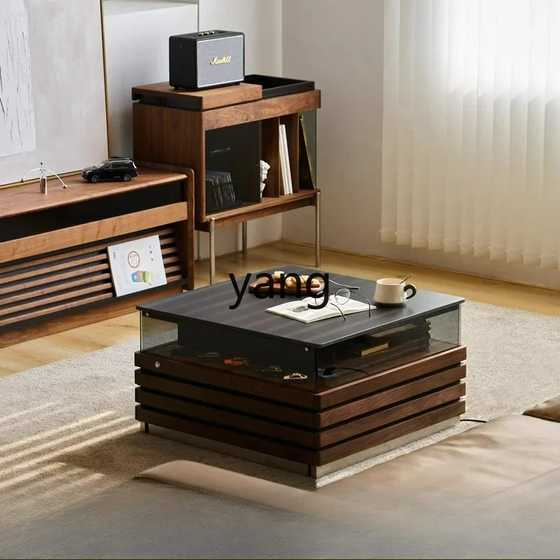 LTT rock slab coffee table solid wood modern black square small apartment minimalist coffee table
LTT rock slab coffee table solid wood modern black square small apartment minimalist coffee table