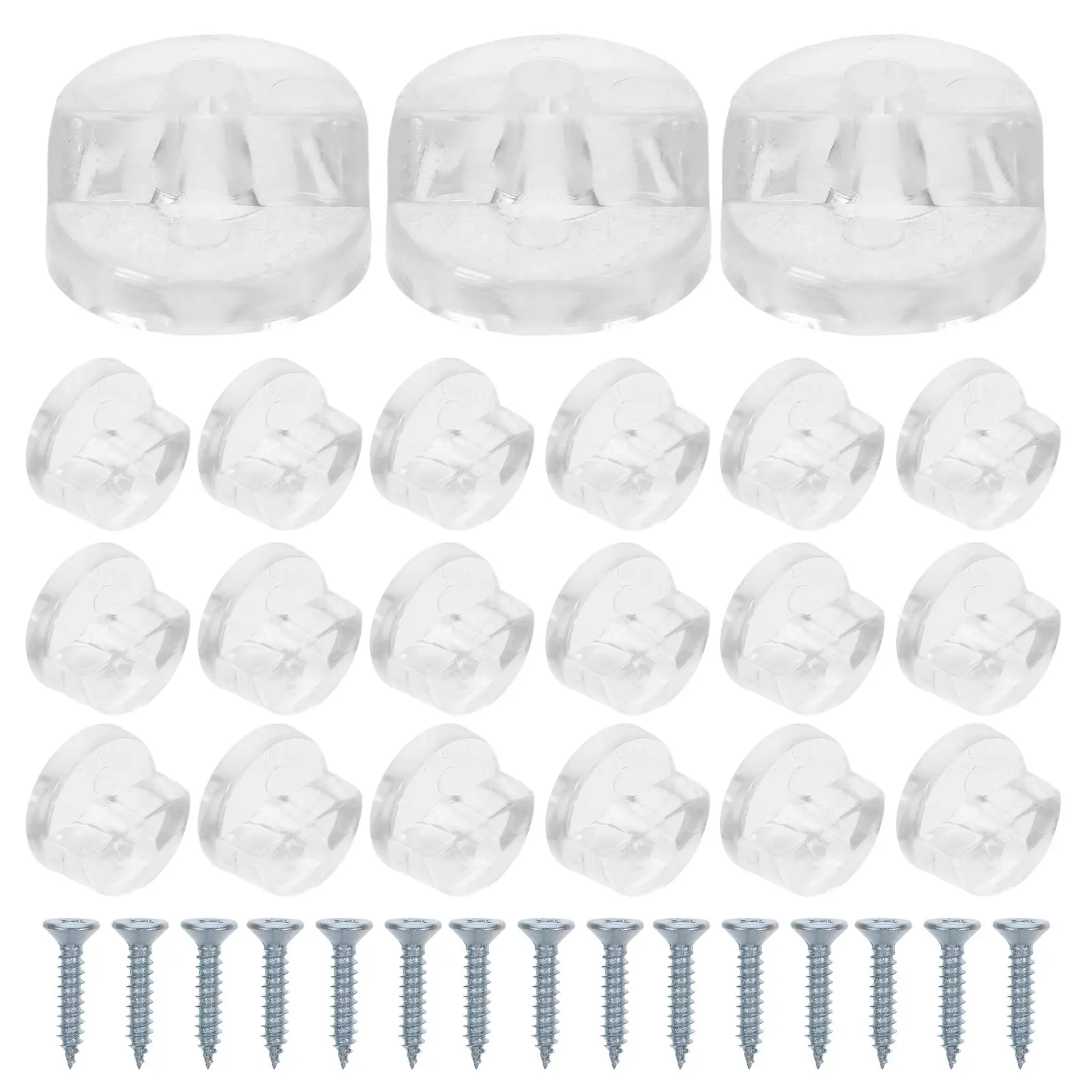 30 Pcs Wardrobe Glass Clips Fixed Bracket Mirror Hardware Plastic Retainer Clamp Support Decorative Transparent
30 Pcs Wardrobe Glass Clips Fixed Bracket Mirror Hardware Plastic Retainer Clamp Support Decorative Transparent