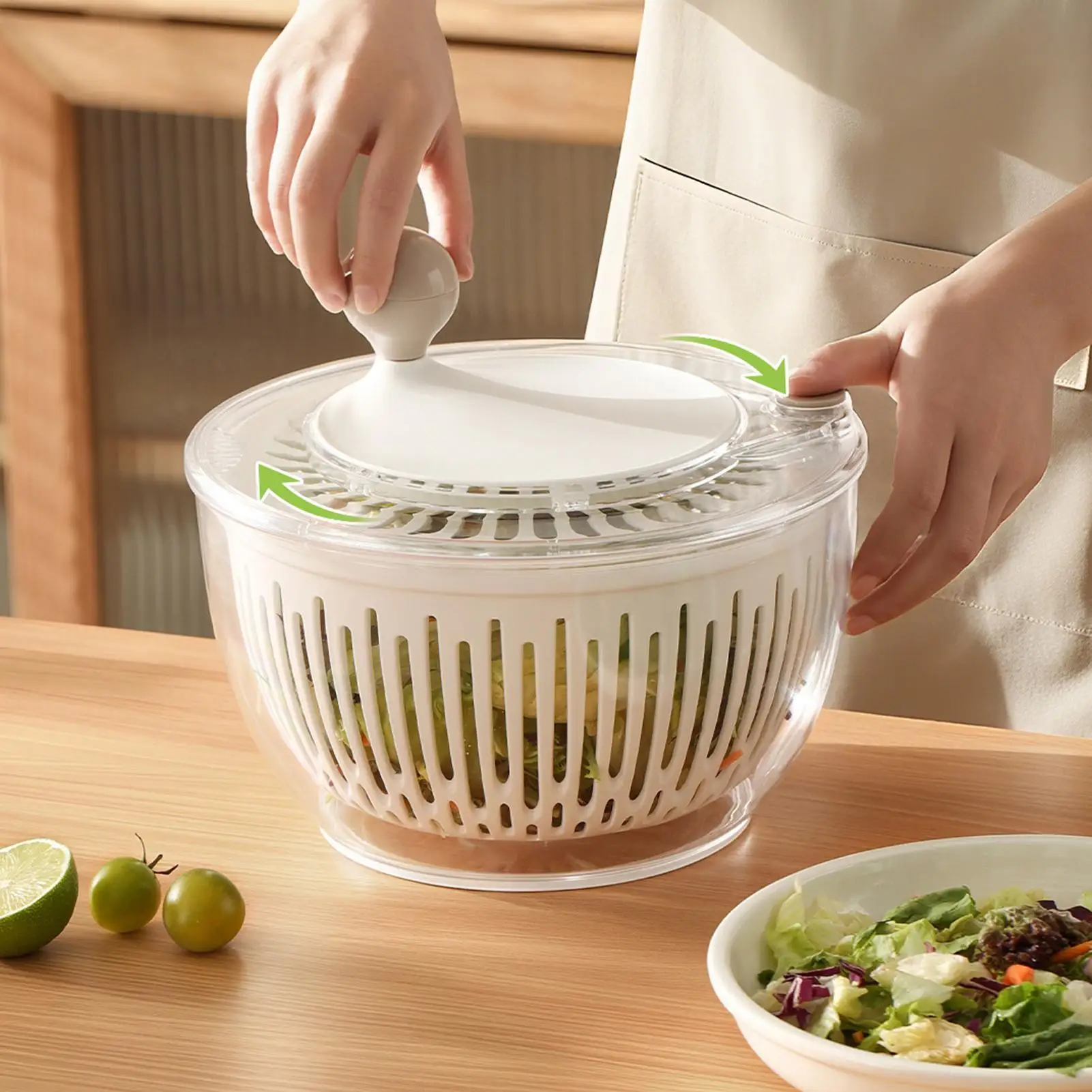 Lettuce Washer & Dryer Salad Spinner for Leafy Vegetables Kitchen Greens Drainer Strainer Crisper Tool Kitchen accessories
Lettuce Washer & Dryer Salad Spinner for Leafy Vegetables Kitchen Greens Drainer Strainer Crisper Tool Kitchen accessories