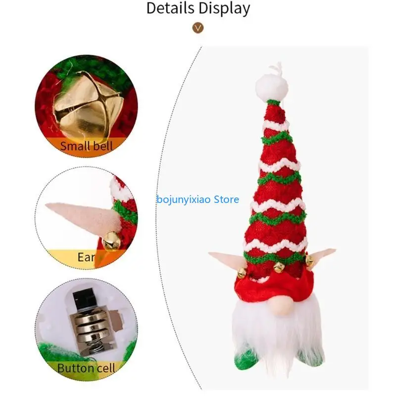 900B Plush Faceless Doll Glowing Gnomes for Festive Holiday Decoration Ornament Decor
900B Plush Faceless Doll Glowing Gnomes for Festive Holiday Decoration Ornament Decor