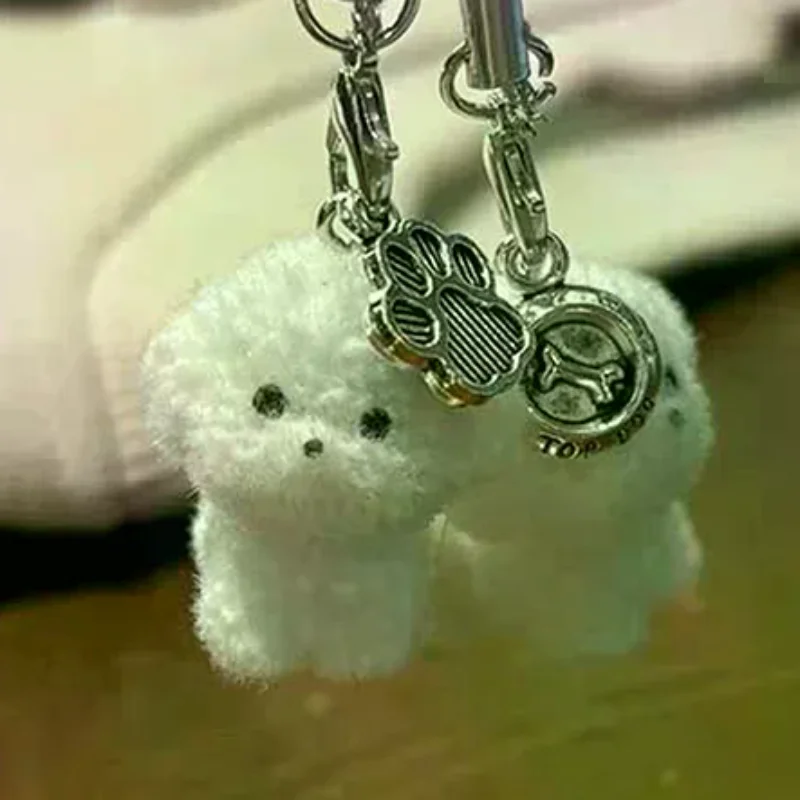 1Pcs Flocked Resin Dog Puppy Keychain 3D Little Plush Animal Pendant Backpack Car Keyrings Charms Hangs
1Pcs Flocked Resin Dog Puppy Keychain 3D Little Plush Animal Pendant Backpack Car Keyrings Charms Hangs