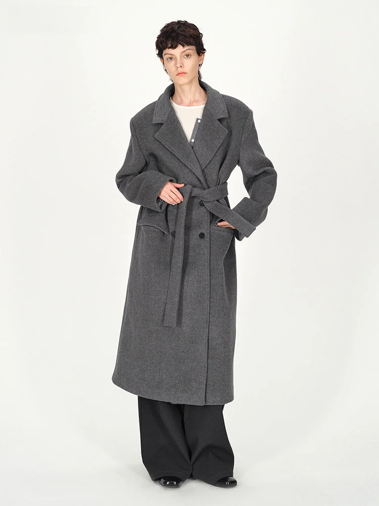 AFTADAWN Select 5AFTADAWN Thickened 900g Grey Wool Coat Long Woolen Outerwear Simple Commute Style Button Belt Pocket Long Sl...
AFTADAWN Select 5AFTADAWN Thickened 900g Grey Wool Coat Long Woolen Outerwear Simple Commute Style Button Belt Pocket Long Sl...