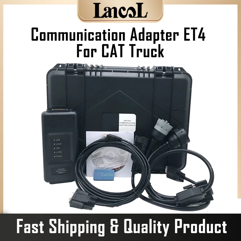 ET4 2021B Коммуникационный адаптер для CAT 4 478-0235 538-5051 Грузовик Экскаватор диагностический инструмент с Ethernet кабелем
ET4 2021B Коммуникационный адаптер для CAT 4 478-0235 538-5051 Грузовик Экскаватор диагностический инструмент с Ethernet кабелем