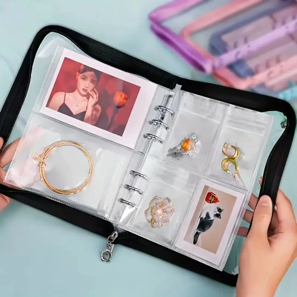 Large-Capacity Jewelry Storage Booklet Loose-leaf Storage Bag Ornament Sealed Bag Transparent Anti-Tarnish Jewelry Organizer
Large-Capacity Jewelry Storage Booklet Loose-leaf Storage Bag Ornament Sealed Bag Transparent Anti-Tarnish Jewelry Organizer