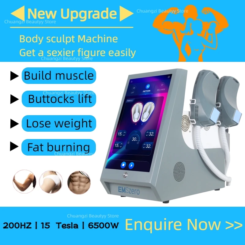 EMSzero EMS MUSCLE STIMUL Machine Body Sculpt HI-EMT Neo RF 15 Tesla Weight Lose Electromagnetic Pelvic Slimming DLS-EMSLIM
EMSzero EMS MUSCLE STIMUL Machine Body Sculpt HI-EMT Neo RF 15 Tesla Weight Lose Electromagnetic Pelvic Slimming DLS-EMSLIM