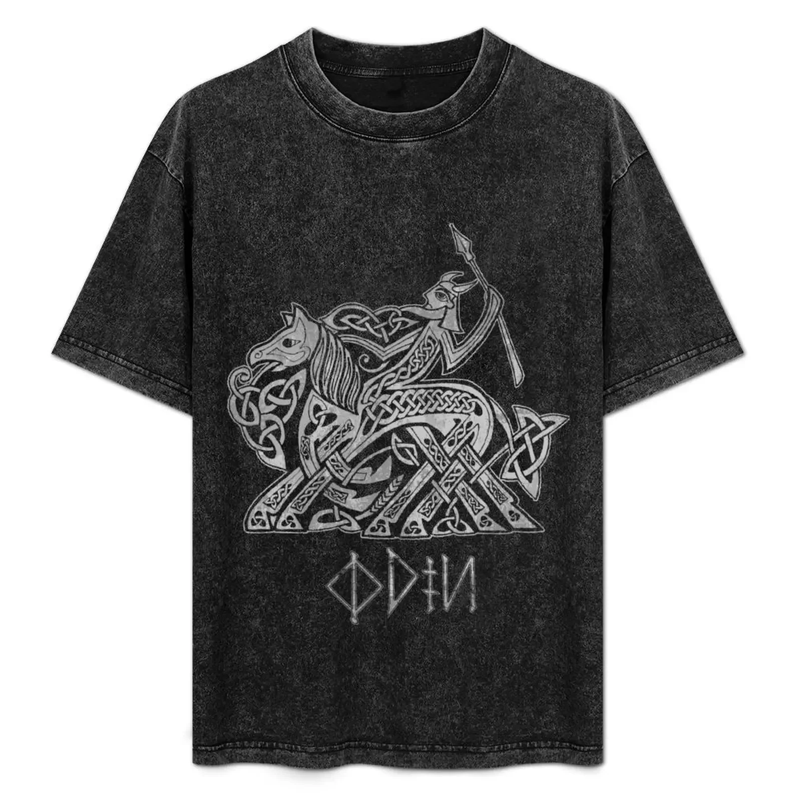 Odin Entering Valhalla on Sleipnir (Gray) T-Shirt Breathable Basic Cotton T-Shirt
Odin Entering Valhalla on Sleipnir (Gray) T-Shirt Breathable Basic Cotton T-Shirt