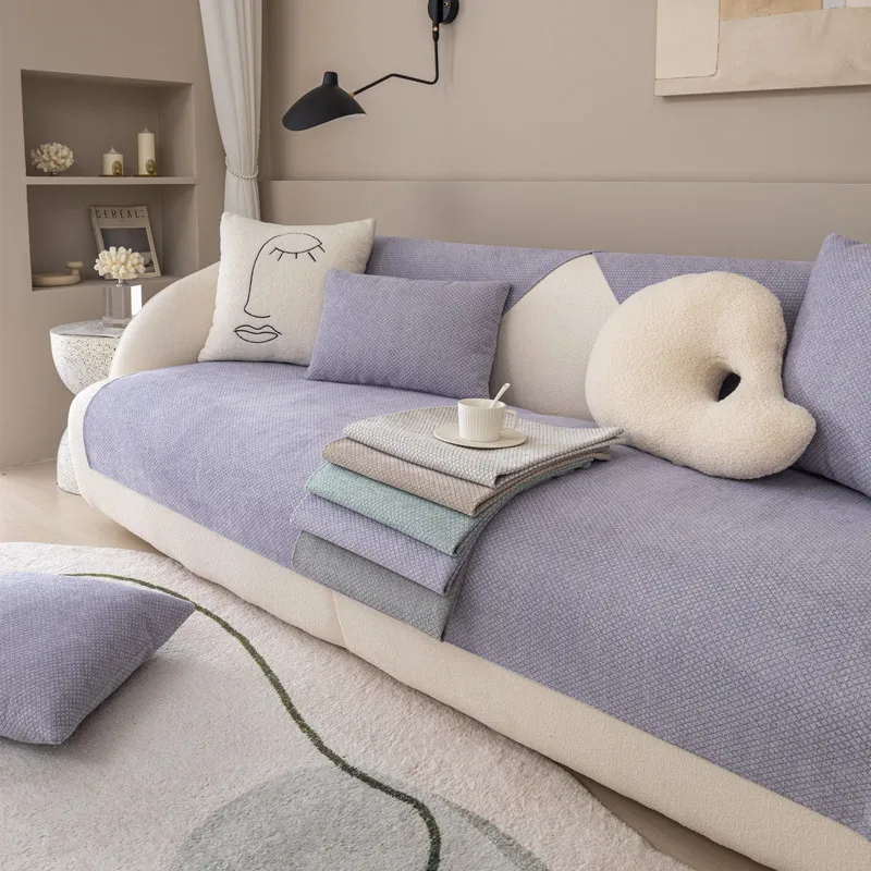 Fabric Sofa Cover Cushion Four Seasons General Pure Color Non-Slip Simple Living Room Leather Sofa Cover Backrest Armrest Cloth
Fabric Sofa Cover Cushion Four Seasons General Pure Color Non-Slip Simple Living Room Leather Sofa Cover Backrest Armrest Cloth