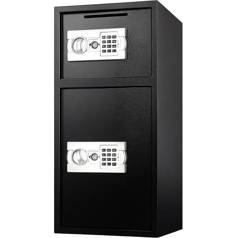 Large Double Door Security Safe Box 2.6 Cubic Feet Steel Safe Box Strong Box with Digital Lock for Money Gun Jewelry Black
Large Double Door Security Safe Box 2.6 Cubic Feet Steel Safe Box Strong Box with Digital Lock for Money Gun Jewelry Black
