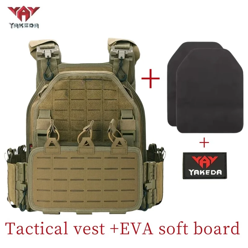 YAKEDA Tactical Vest 6094 Fast detachable light laser cut outdoor hunting black gear carry vest of high quality
YAKEDA Tactical Vest 6094 Fast detachable light laser cut outdoor hunting black gear carry vest of high quality