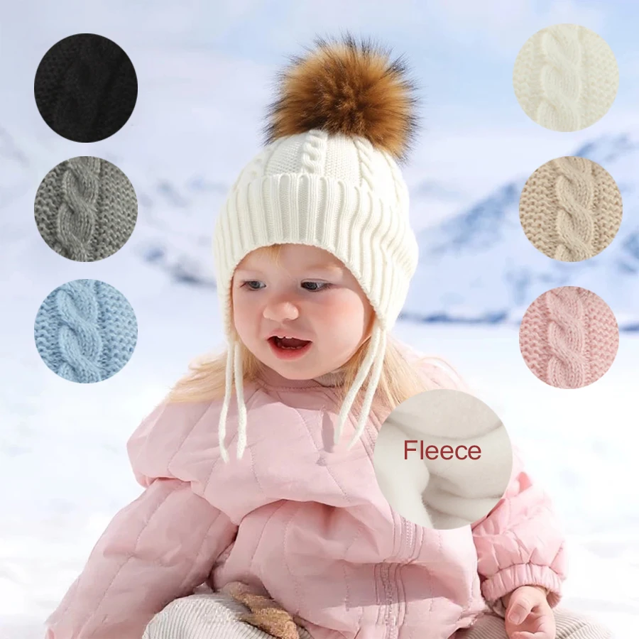 High Quality Winter Warm Knitted Beanie Hat Children Real Raccoon Fur Ball Wool Hats Kids Boy Girl Baby Crochet Outdoor Cap
High Quality Winter Warm Knitted Beanie Hat Children Real Raccoon Fur Ball Wool Hats Kids Boy Girl Baby Crochet Outdoor Cap