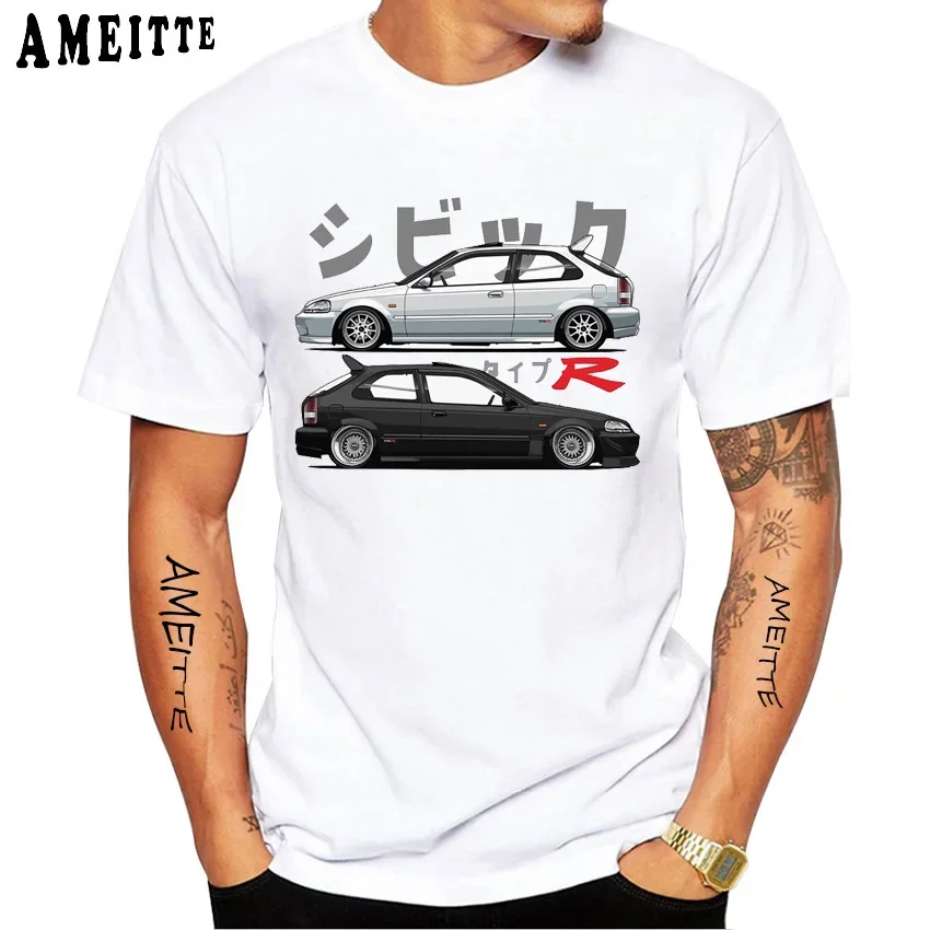 Sports Classic Civic Type R Painting Japanese Design T-Shirt New Summer Men Short Sleeve Funny Car White Casual Boy Tees Man Top
Sports Classic Civic Type R Painting Japanese Design T-Shirt New Summer Men Short Sleeve Funny Car White Casual Boy Tees Man Top