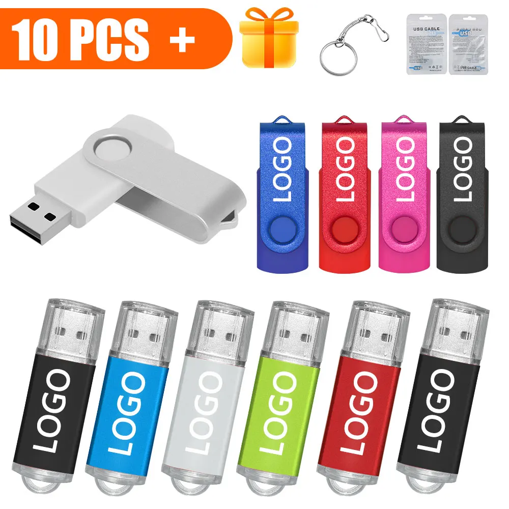 10Pcs/lot USB 2.0 Flash Drive 64GB 128GB Pen Drive 16GB Pendrive 32GB Disk On Key USB Stick 1GB 2GB 4GB 8GB Memory Flash Disk
10Pcs/lot USB 2.0 Flash Drive 64GB 128GB Pen Drive 16GB Pendrive 32GB Disk On Key USB Stick 1GB 2GB 4GB 8GB Memory Flash Disk