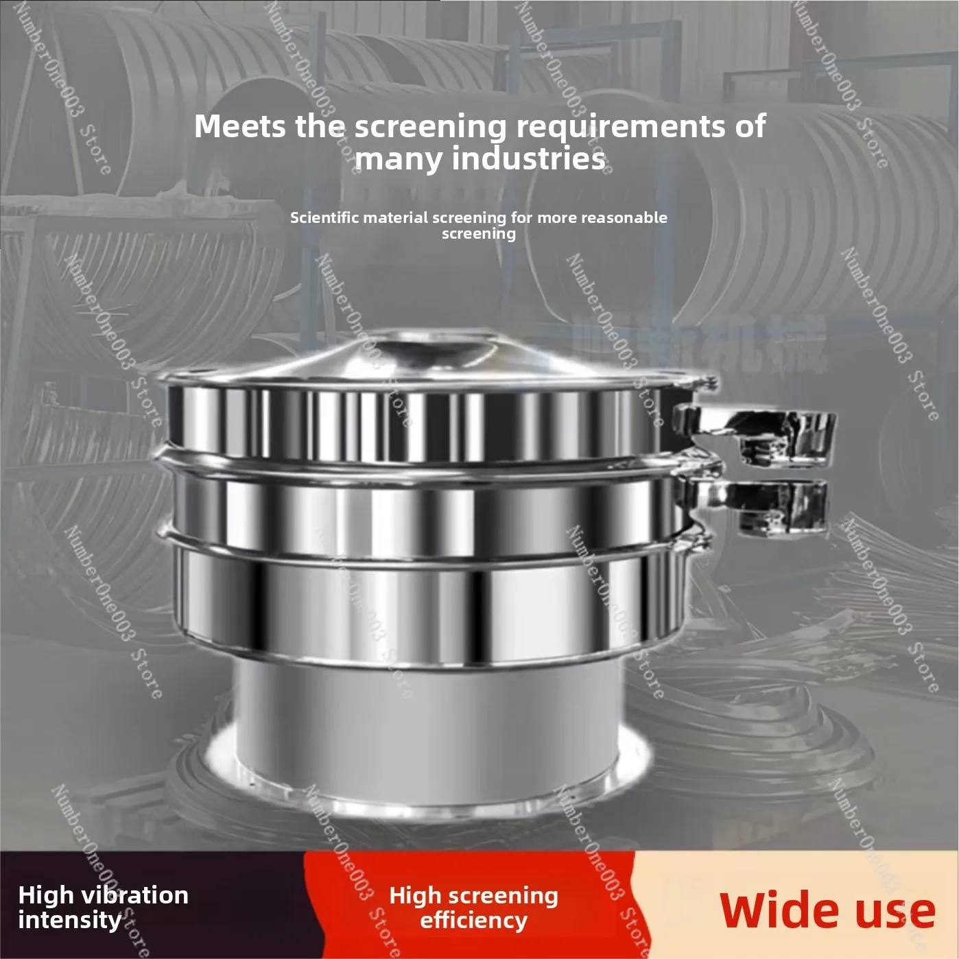 Stainless Steel Rotary Vibrating Sieve – Compact 3D Round Separator for Food and Chemical Screening, Customizable Mesh
Stainless Steel Rotary Vibrating Sieve – Compact 3D Round Separator for Food and Chemical Screening, Customizable Mesh
