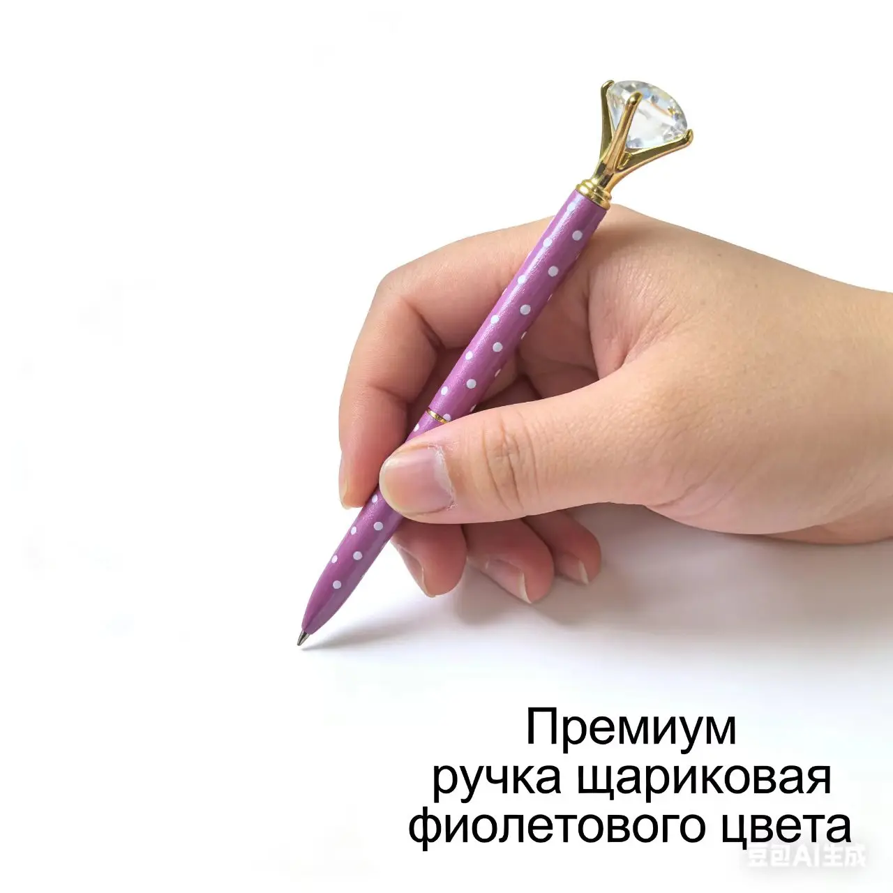 Purple Crystal Writing Pen with White Polka Dots for School Supplies, Office Essentials and Daily Life
Purple Crystal Writing Pen with White Polka Dots for School Supplies, Office Essentials and Daily Life