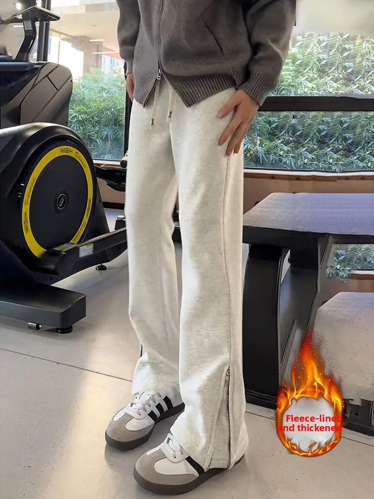 ay Side Zipper Flared Fitn Pants Men's Autumn Winter Design American Sle Fce Lined Straight Leg Trousers
ay Side Zipper Flared Fitn Pants Men's Autumn Winter Design American Sle Fce Lined Straight Leg Trousers