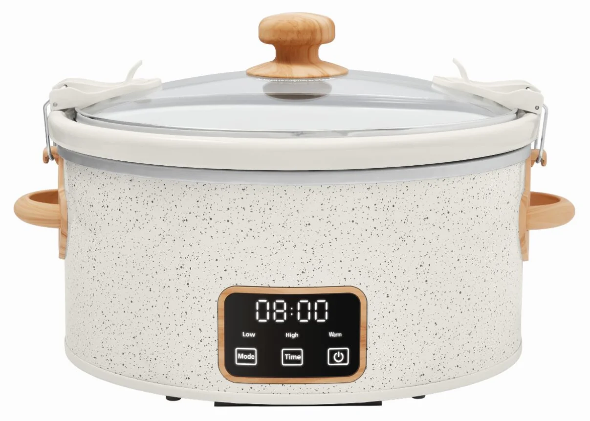 6-Quart Portable Linen Speckle Slow Cooker
6-Quart Portable Linen Speckle Slow Cooker