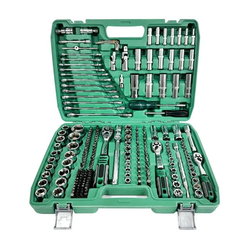 216pcs Hand Tools Set Box 72 Teeth Ratchet Wrench Socket Professional Herramientas Mechanical Spanner Car Mechanics Tool Sets
216pcs Hand Tools Set Box 72 Teeth Ratchet Wrench Socket Professional Herramientas Mechanical Spanner Car Mechanics Tool Sets